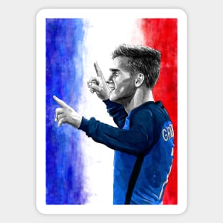 Antoine Griezmann France - Euro2016 Football Artwork Sticker